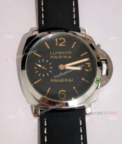 FAKE PAM422 LUMINOR MARINA PANERAI  47MM WATCH SS BLACK DIAL